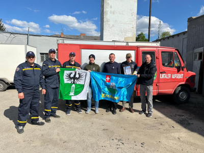 Громада Тернопільщини отримала пожежний автомобіль з Німеччини
