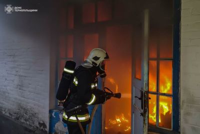 На Тернопільщині горів житловий будинок