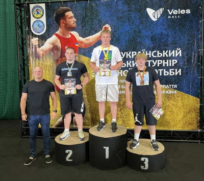 Спортсмен з Тернопільщини здобув “бронзу” всеукраїнського турніру з вільної боротьби