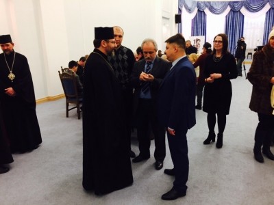 У Києві голова обласної ради Віктор Овчарук взяв участь у відзначенні 125-ліття від дня народження  патріарха Йосифа Сліпого та зустрівся з главою греко-католицької церкви