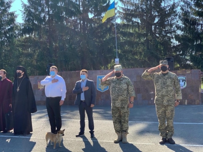 Віктор Овчарук привітав легендарну 44 бригаду із шостою річницею її створення