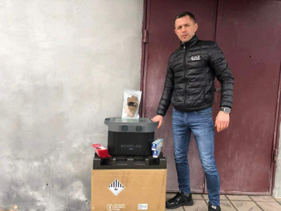 «Українська команда» Тернопільщини забезпечила воїнів портативним джерелом живлення