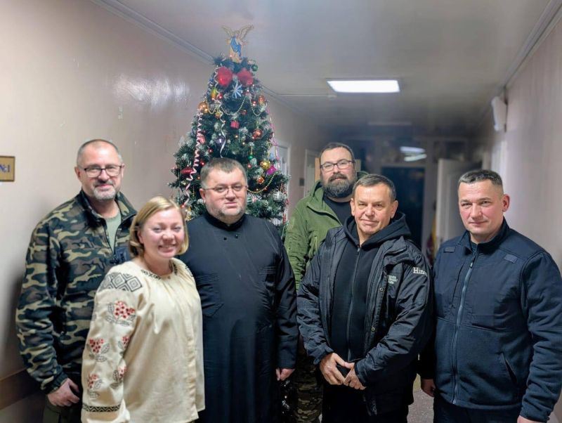 Святвечір із воїнами: Микола Люшняк відвідав військових на сході