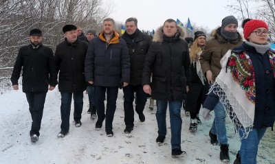 У День Соборності головний свободівець України Олег Тягнибок завітав на Тернопільщину (фото)