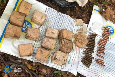 На Тернопільщині СБУ виявила схрон з боєприпасами 
