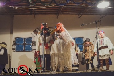 Тернопільщина: Персонажі Горошівського свята Маланки (фото)
