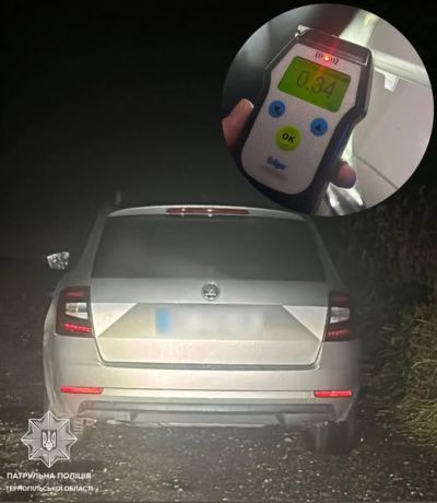 Під час комендантської години у Тернополі поліцейські спіймали водійку &quot;під мухою&quot;