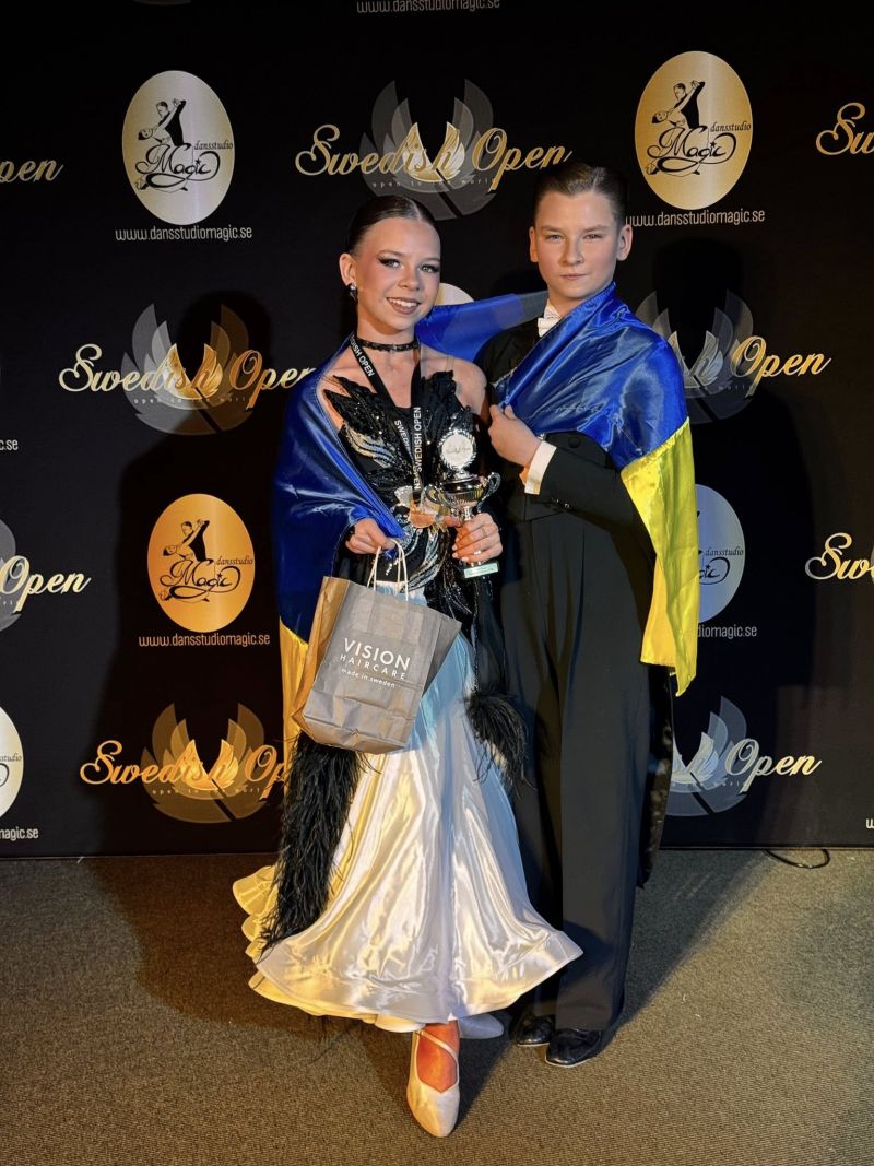 Юні танцівники з Тернопільщини здобули низку нагород на чемпіонаті у Швеції