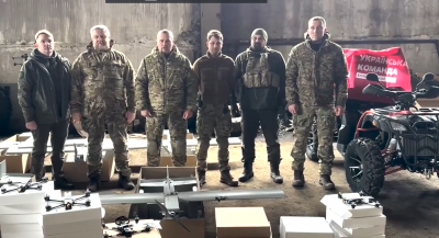 «Українська команда» доставила батальйону «Свобода» на передову FPV-дрони та першу партію дронів-літаків
