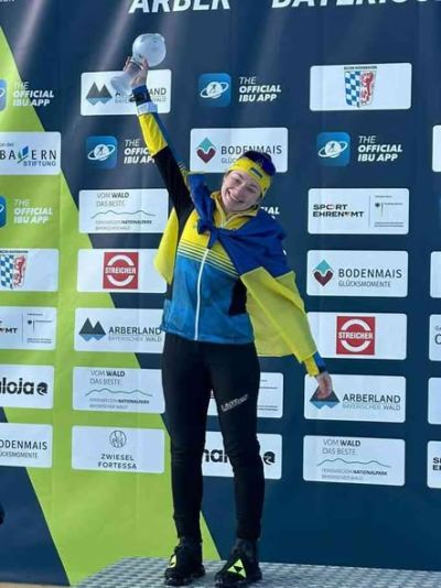 Юна біатлоністка з Тернопільщини — володарка Малого кришталевого глобуса юніорського Кубка IBU