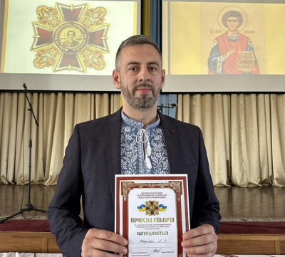 Волонтер «Української команди» Андрій Надкевич – серед номінантів регіонального відбору на здобуття «Ордену Святого Пантелеймона»