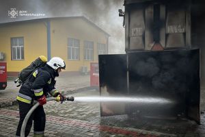 На Тернопільщині горіла трансформаторна підстанція