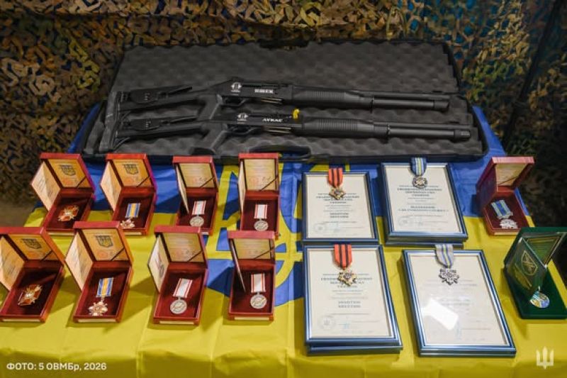 Військовослужбовців 5-ї бригади нагородили за віддану службу