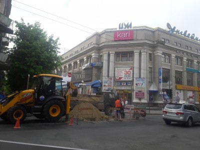 У центрі Тернополя знову провалля?