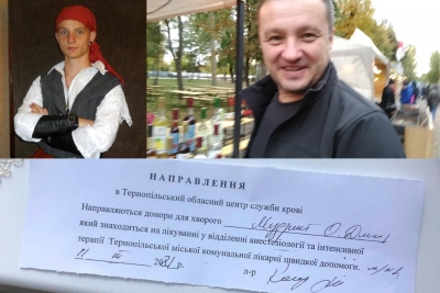 Батько та син, які постраждали від вибуху у Тернополі, потребують допомоги