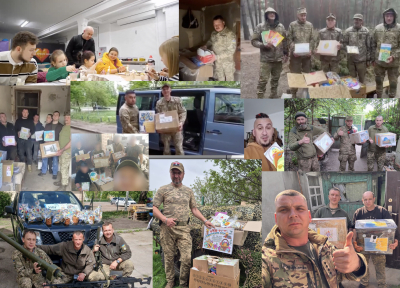 Дякую діткам, які надіслали нашим захисникам частинку великоднього тепла з рідного Тернополя - Сергій Надал