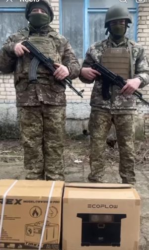 Волонтерський штаб «Українська команда» передав військовим потужне енергообладнання