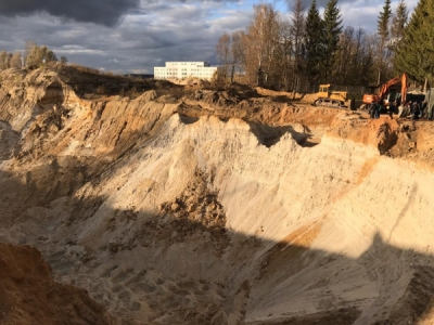 У центрі Тернополя виявили нелегальний кар&#039;єр