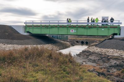 На Тернопільщині завершили будівництво мосту через річку Гнізна
