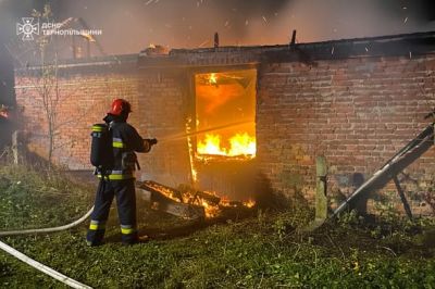 Під час пожежі на Тернопільщині загинув чоловік