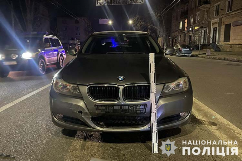У центрі Тернополі не розминулися дві іномарки