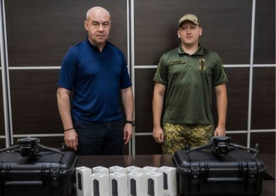 Тернопіль для ЗСУ: квадрокоптери Mavic 3T для 53-го розвідбатальйону