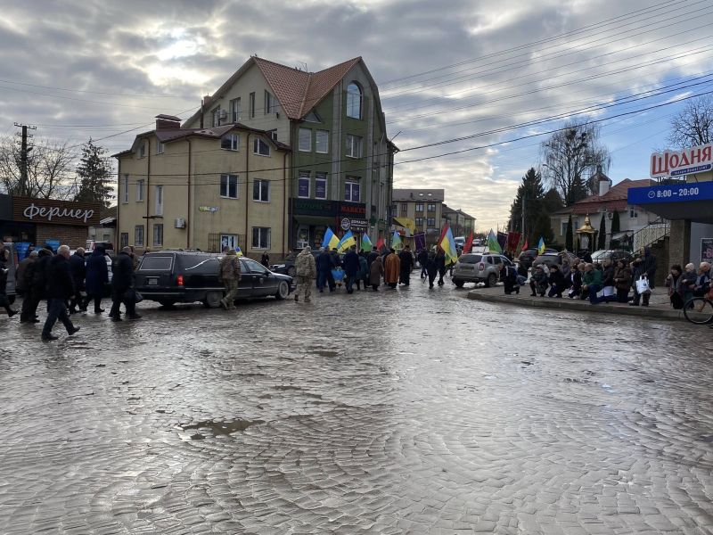На Тернопільщині зустріли тіло полеглого Героя Володимира Брицького
