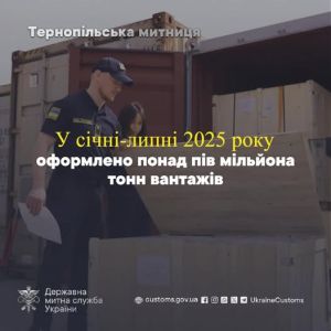 На Тернопільщині оформили понад пів мільйона тонн вантажів