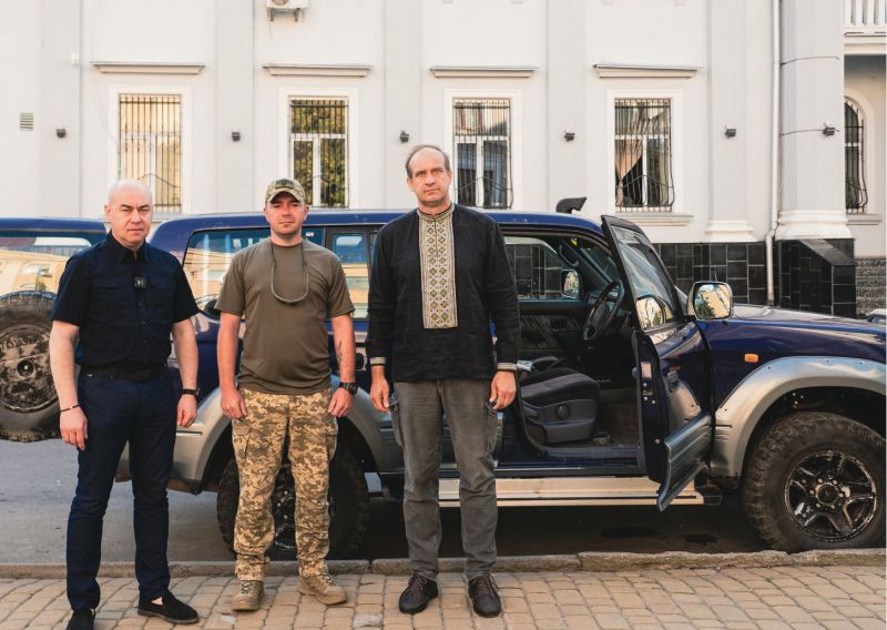 Новий позашляховик для захисників 105-ї бригади: Сергій Надал