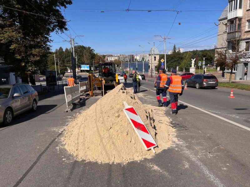 У Тернополі на вулиці Руській рух транспорту буде ускладнений декілька днів