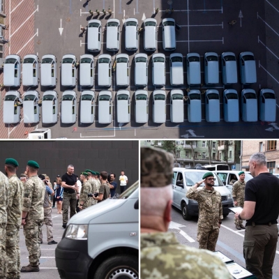 Віталій Кличко передав Державній прикордонній службі України 35 мікроавтобусів