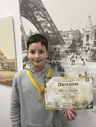 Учень тернопільської художньої школи здобув гран-прі міжнародного конкурсу
