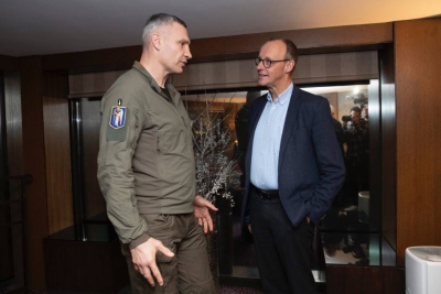 Кличко зустрівся з кандидатом в канцлери Німеччини, лідером ХДС Мерцом – говорили про подальшу допомогу Україні