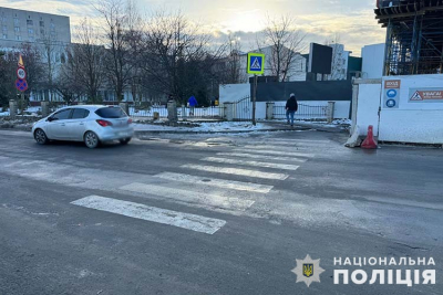 На пішохідному переході у Тернополі збили 17-річного хлопця