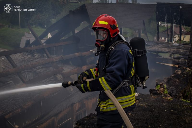 За минулу добу рятувальники Тернопільщини ліквідували 3 пожежі та врятували будівлі