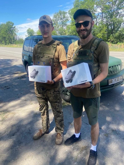 Аграрій з Бучаччини передав захисникам два безпілотники