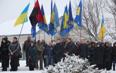 Свободівці вже з самого ранку відзначили День Соборності урочистостями на Збручі (фото)