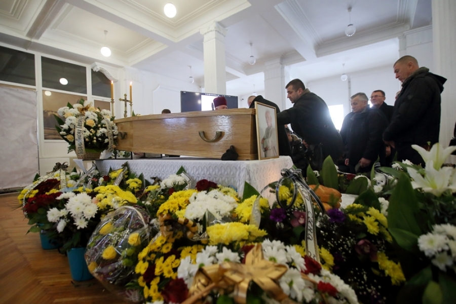 З головою Всеукраїнського товариства «Лемківщина» Олександром Венгриновичем сьогодні попрощалися у Тернополі (фоторепортаж)